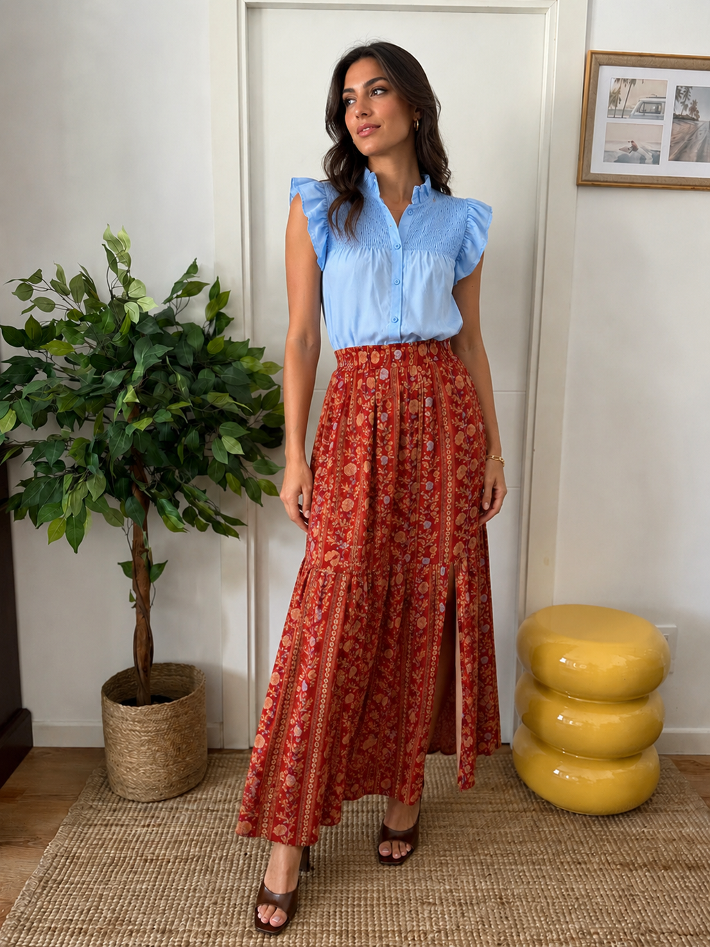 Blusa cielo