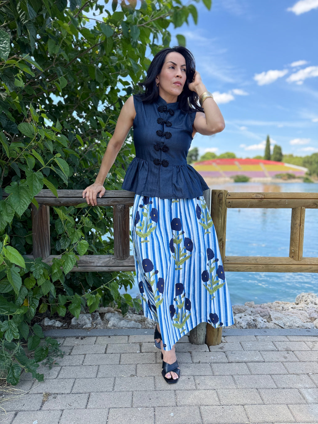 Falda Costa Azul.
