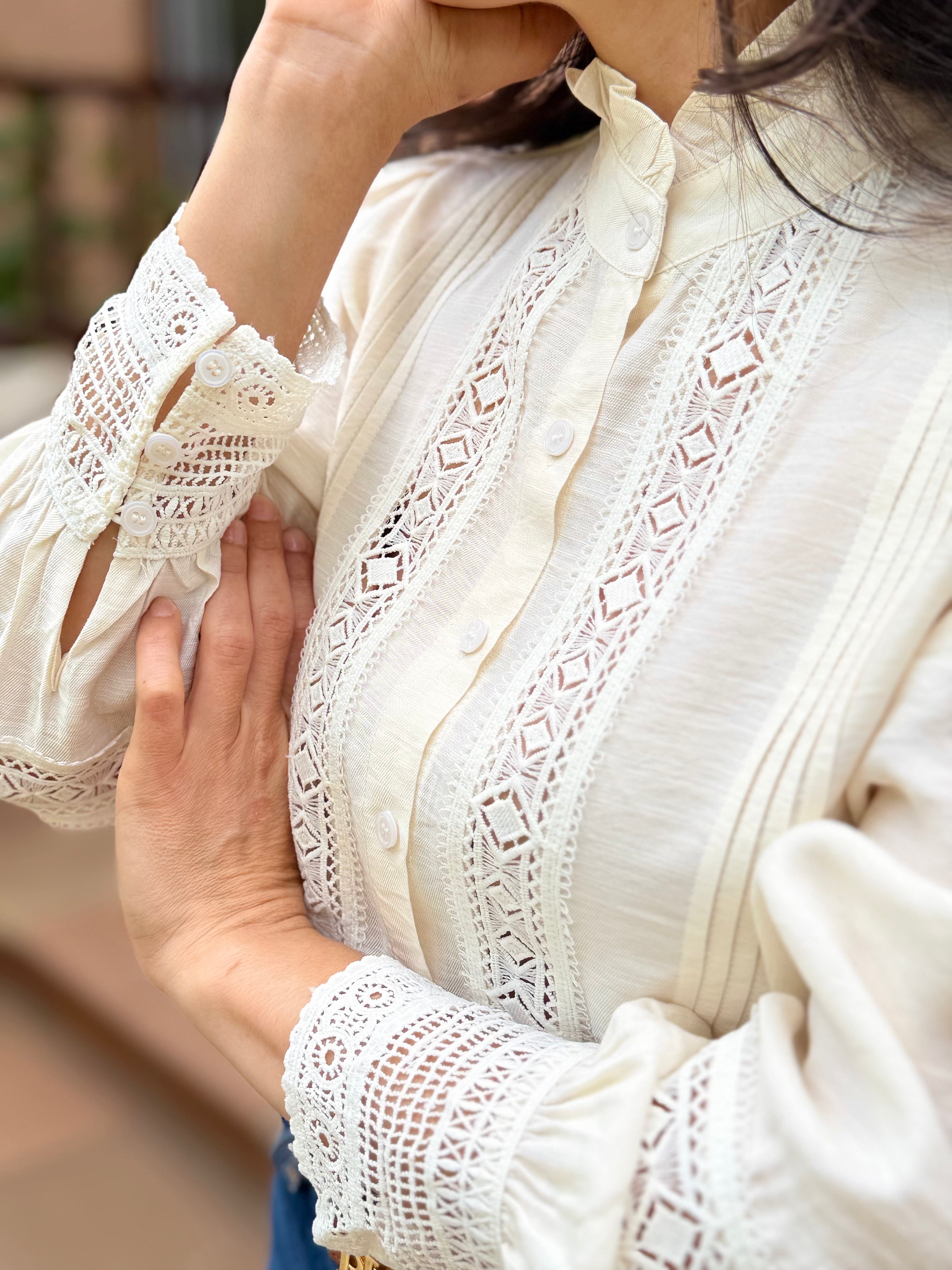 Blusa de encaje  Valentina