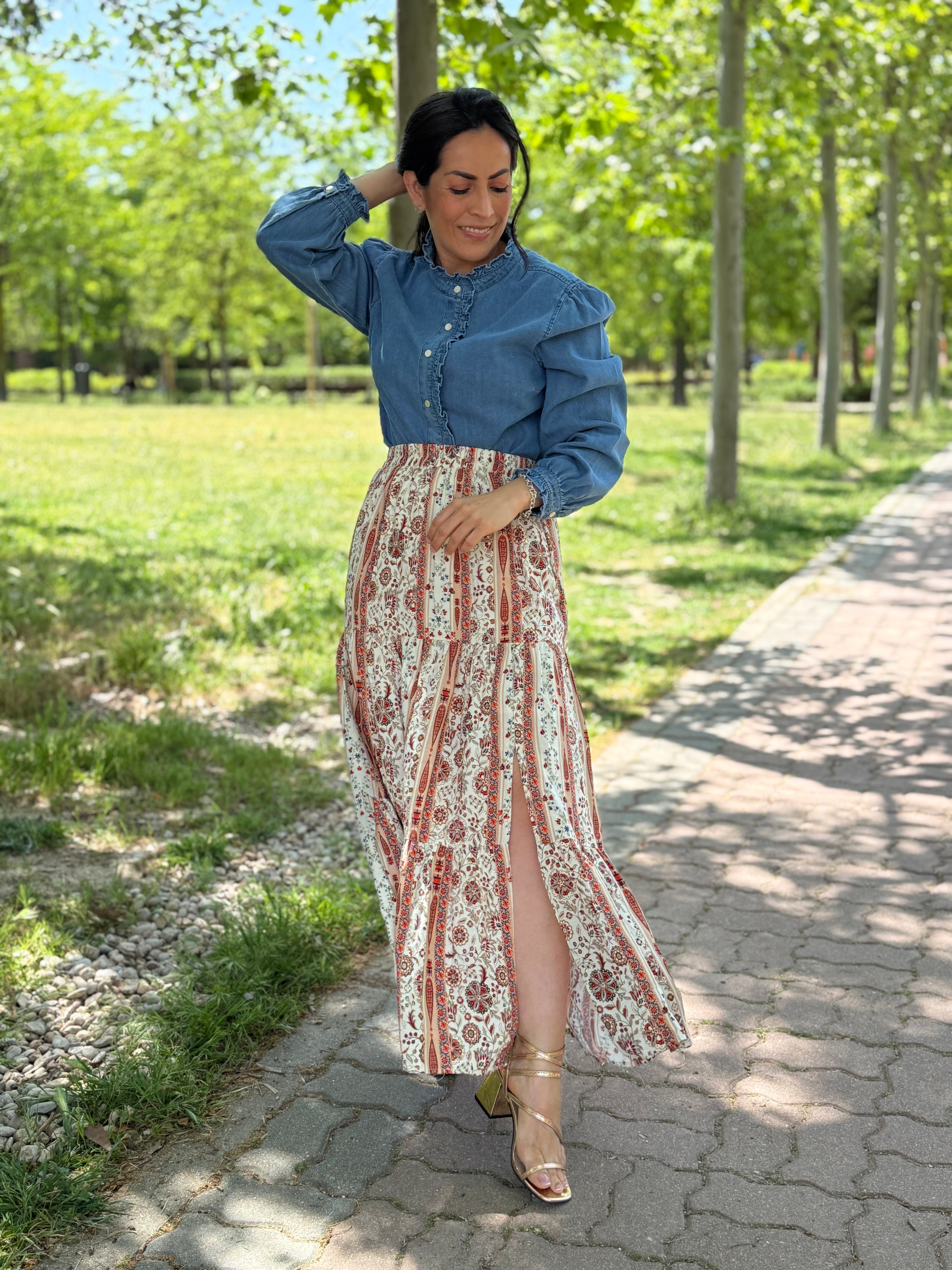 Falda Noelia.