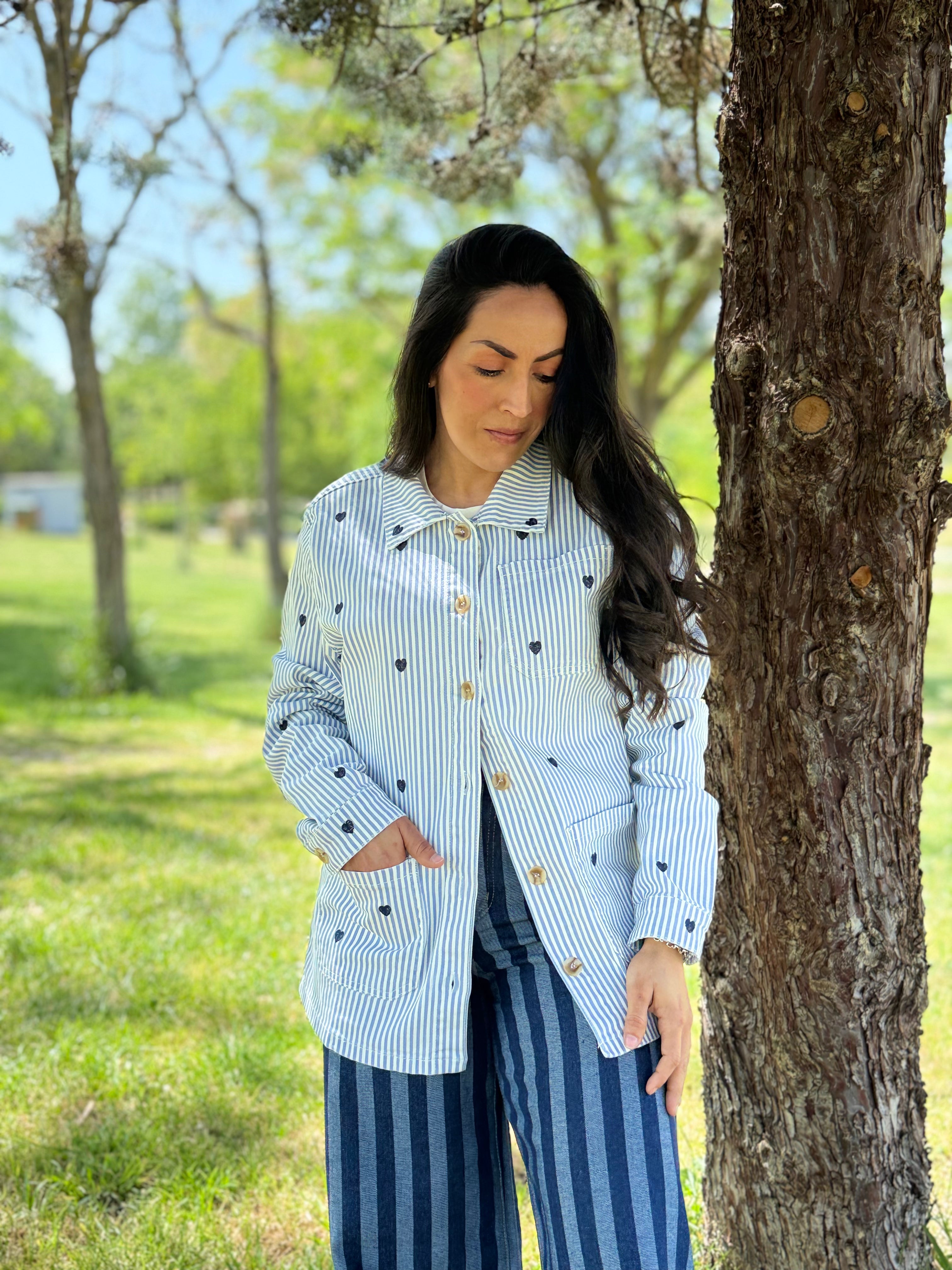 Sobrecamisa Corazón Denim