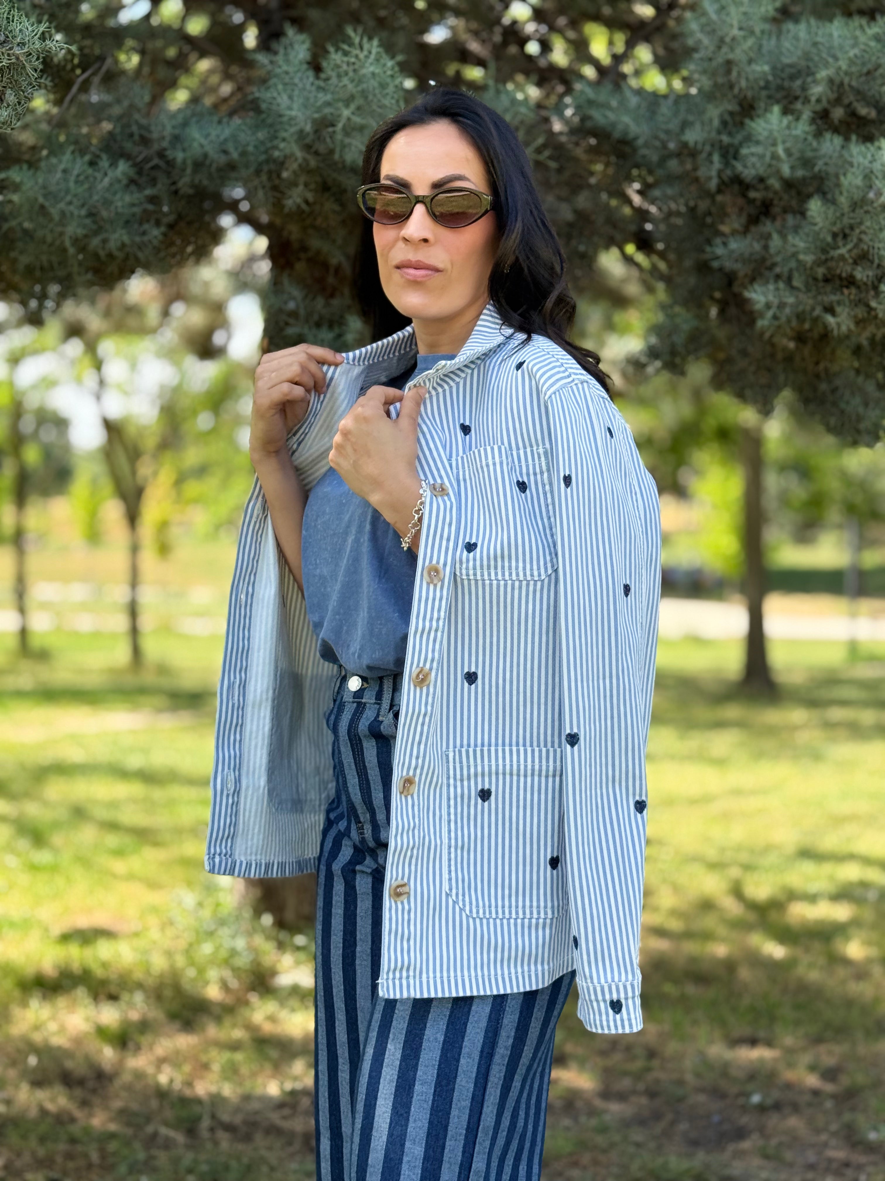 Sobrecamisa Corazón Denim