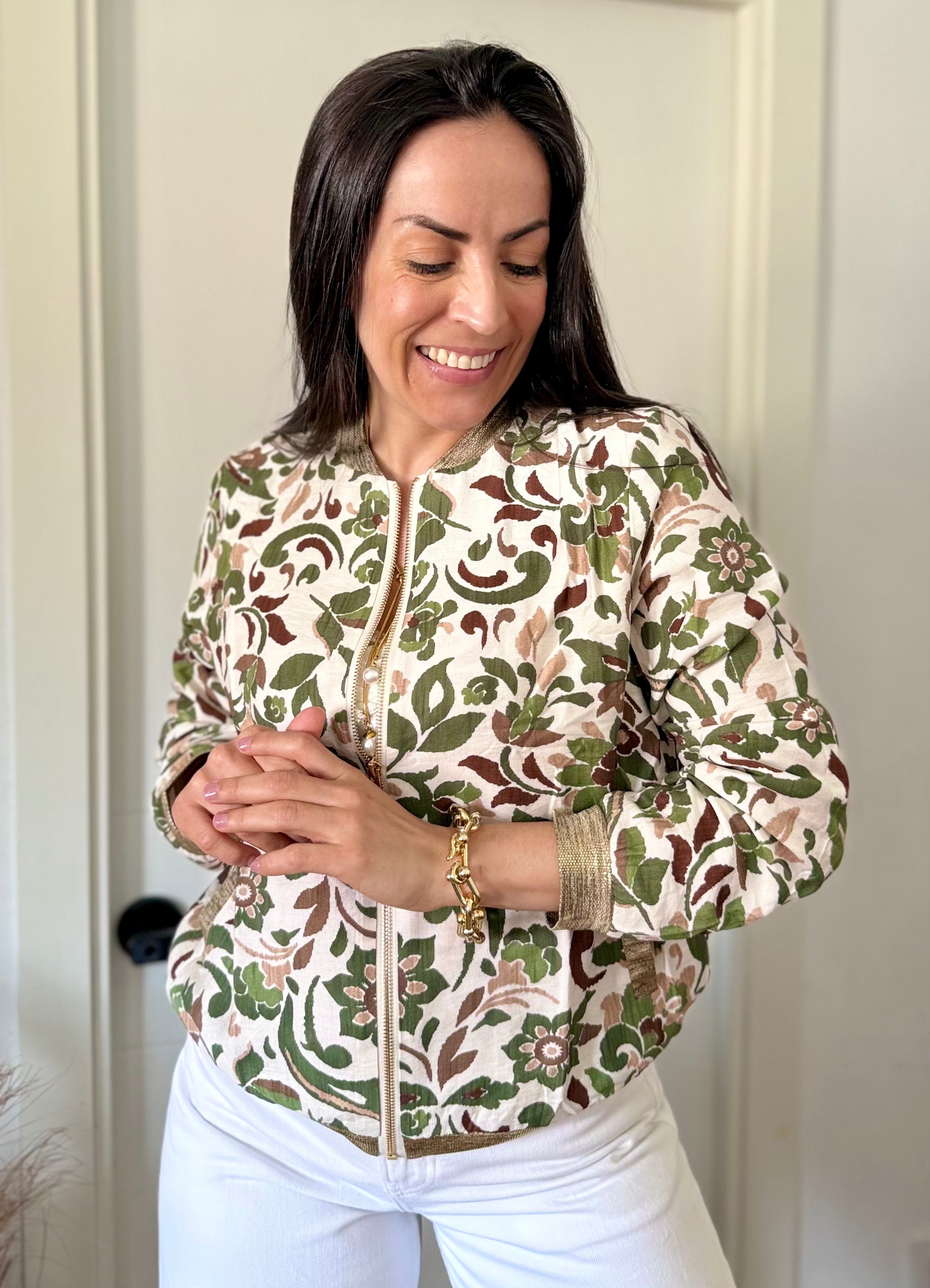 Bomber Flora Chic