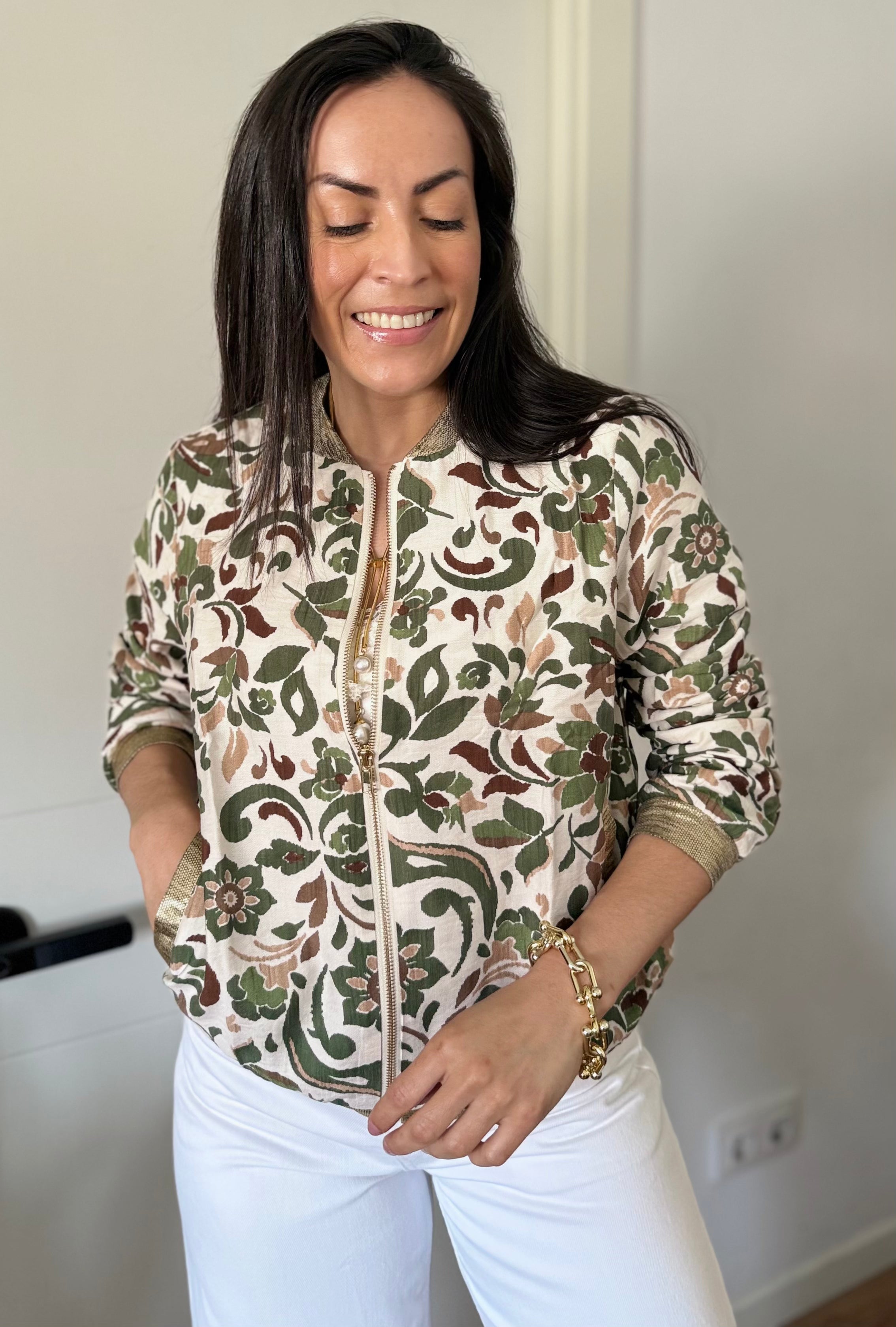 Bomber Flora Chic