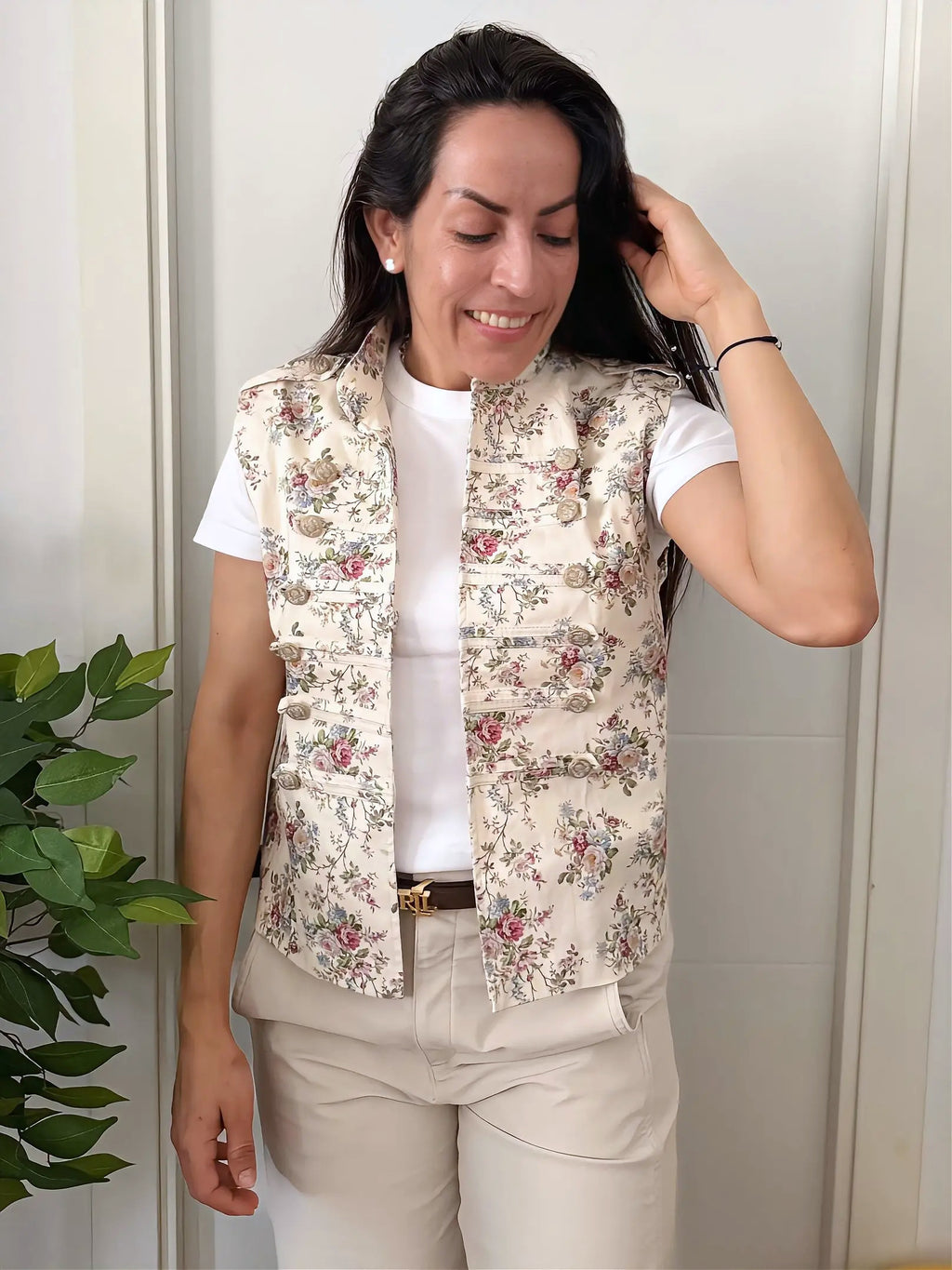 Chaleco Floral.