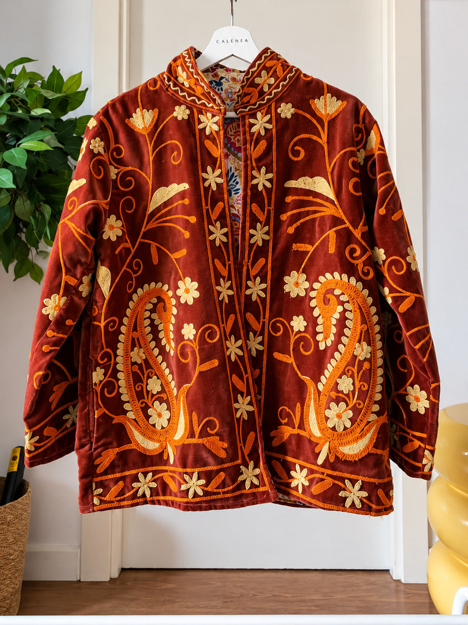 Chaqueta terracota Ana