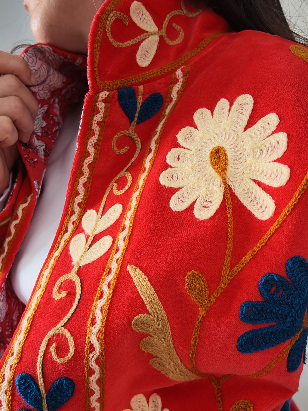 Chaqueta Roja Jardín