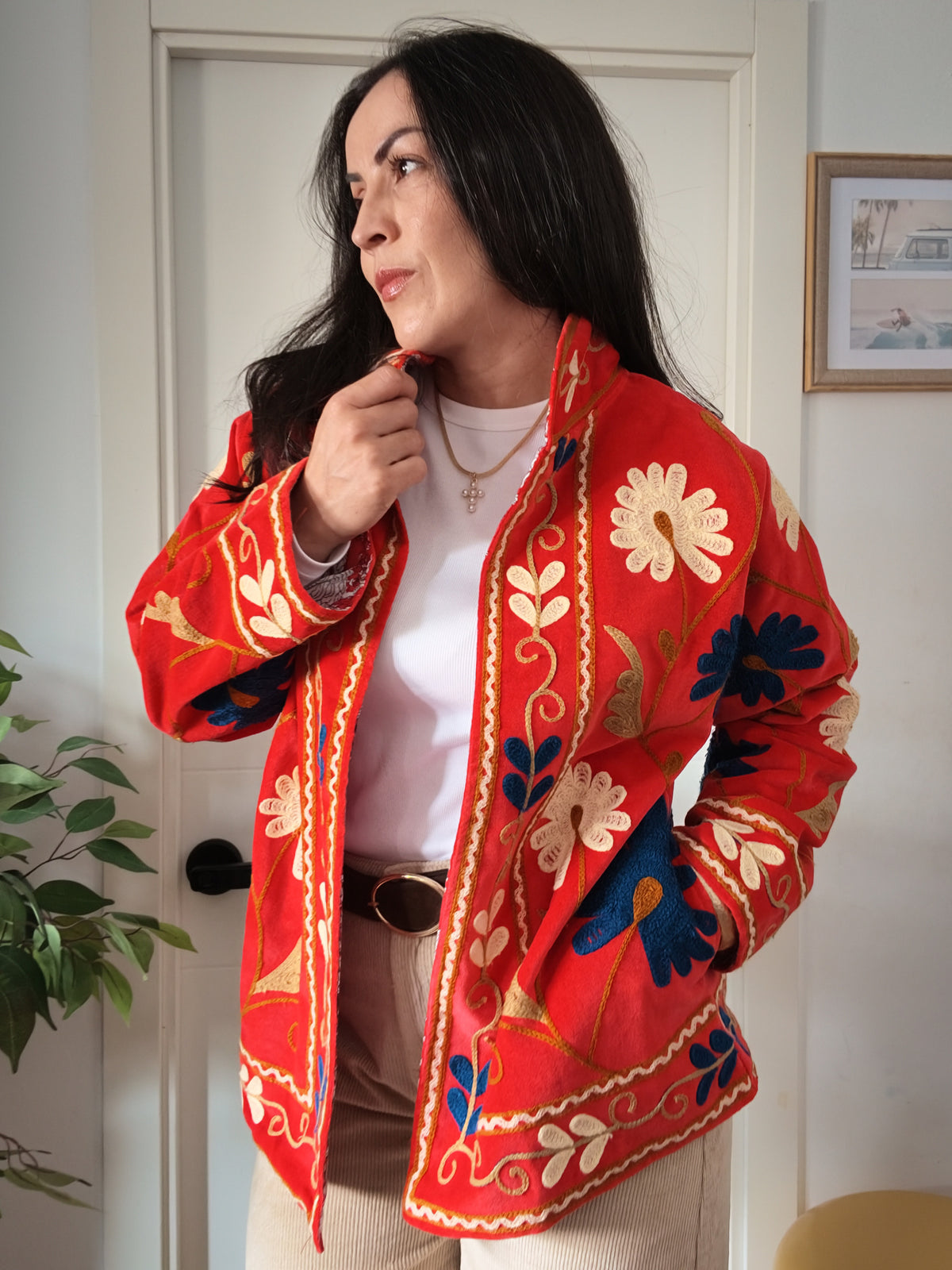 Chaqueta Roja Jardín