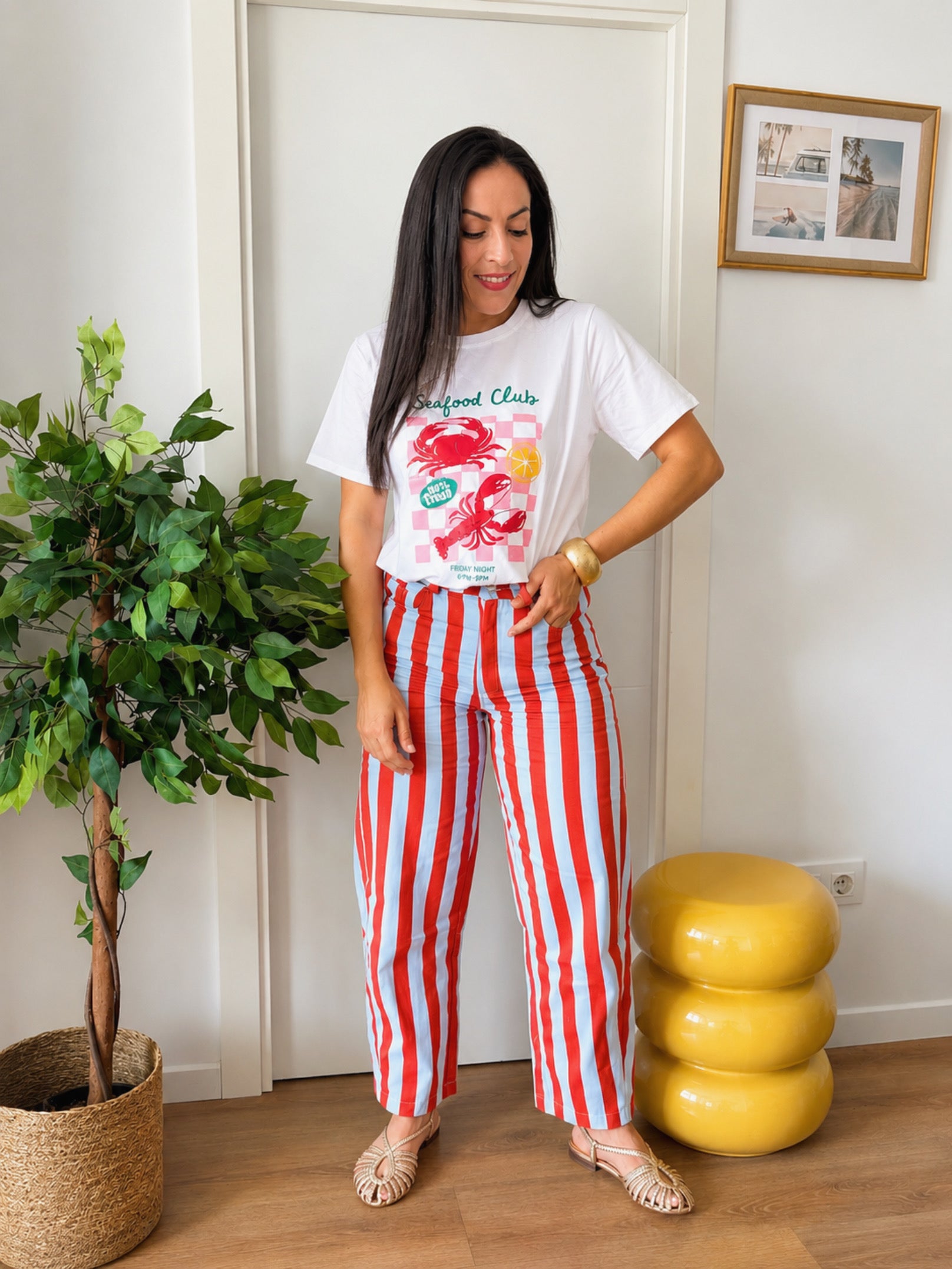 Pantalón de rayas Africa