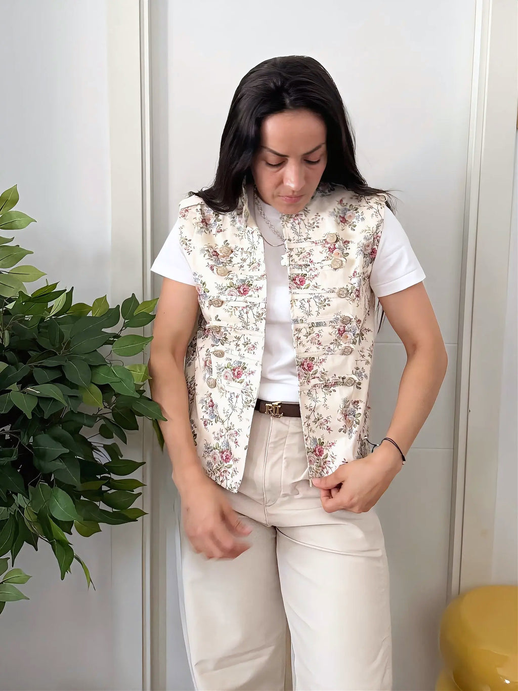 Chaleco Floral.