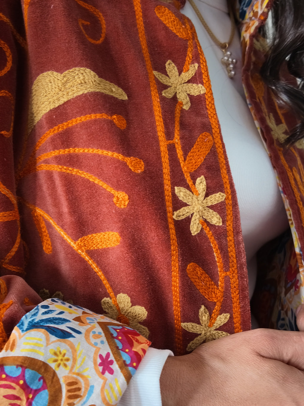 Chaqueta terracota Ana