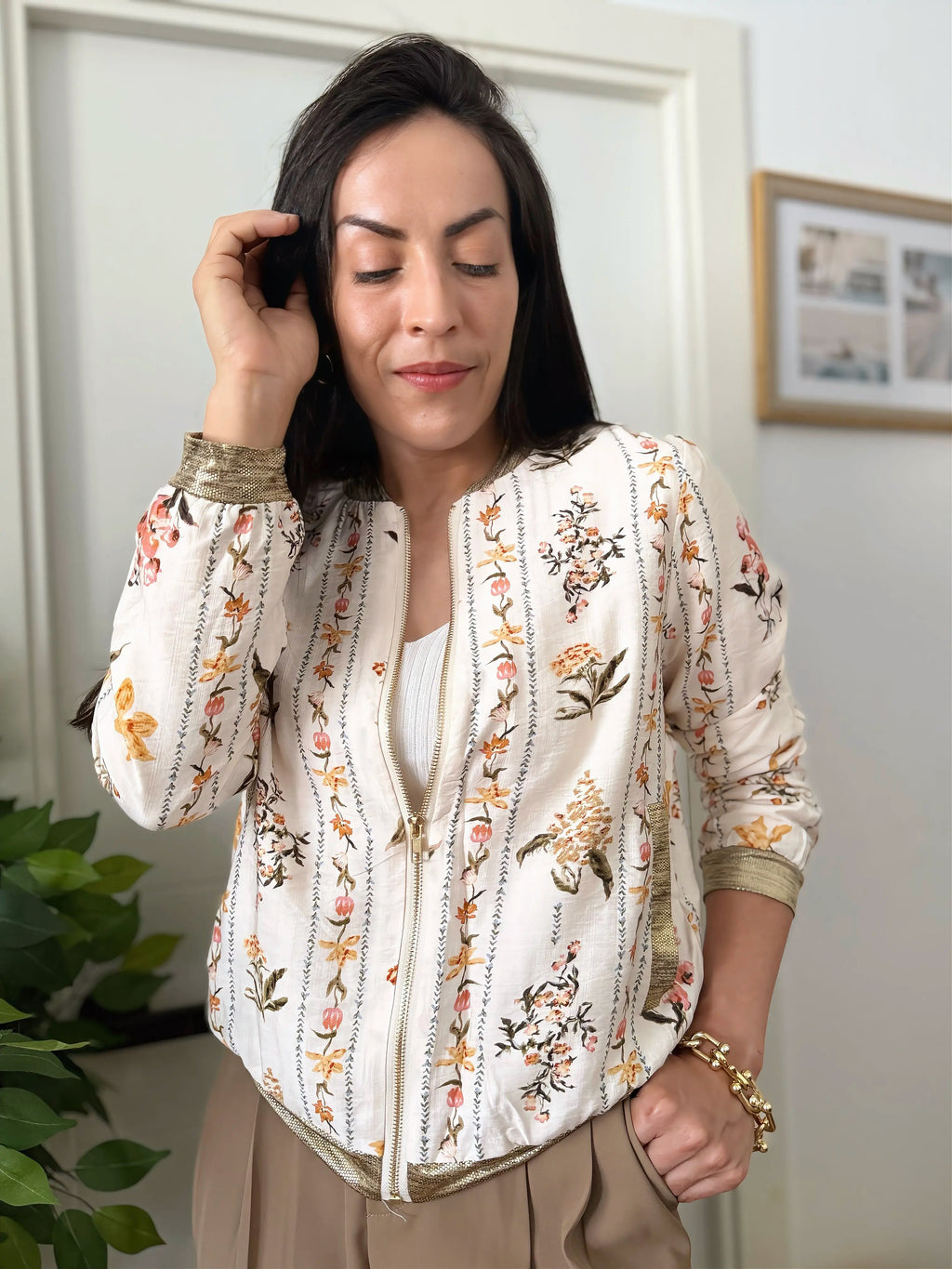 Bomber Floral Dalia