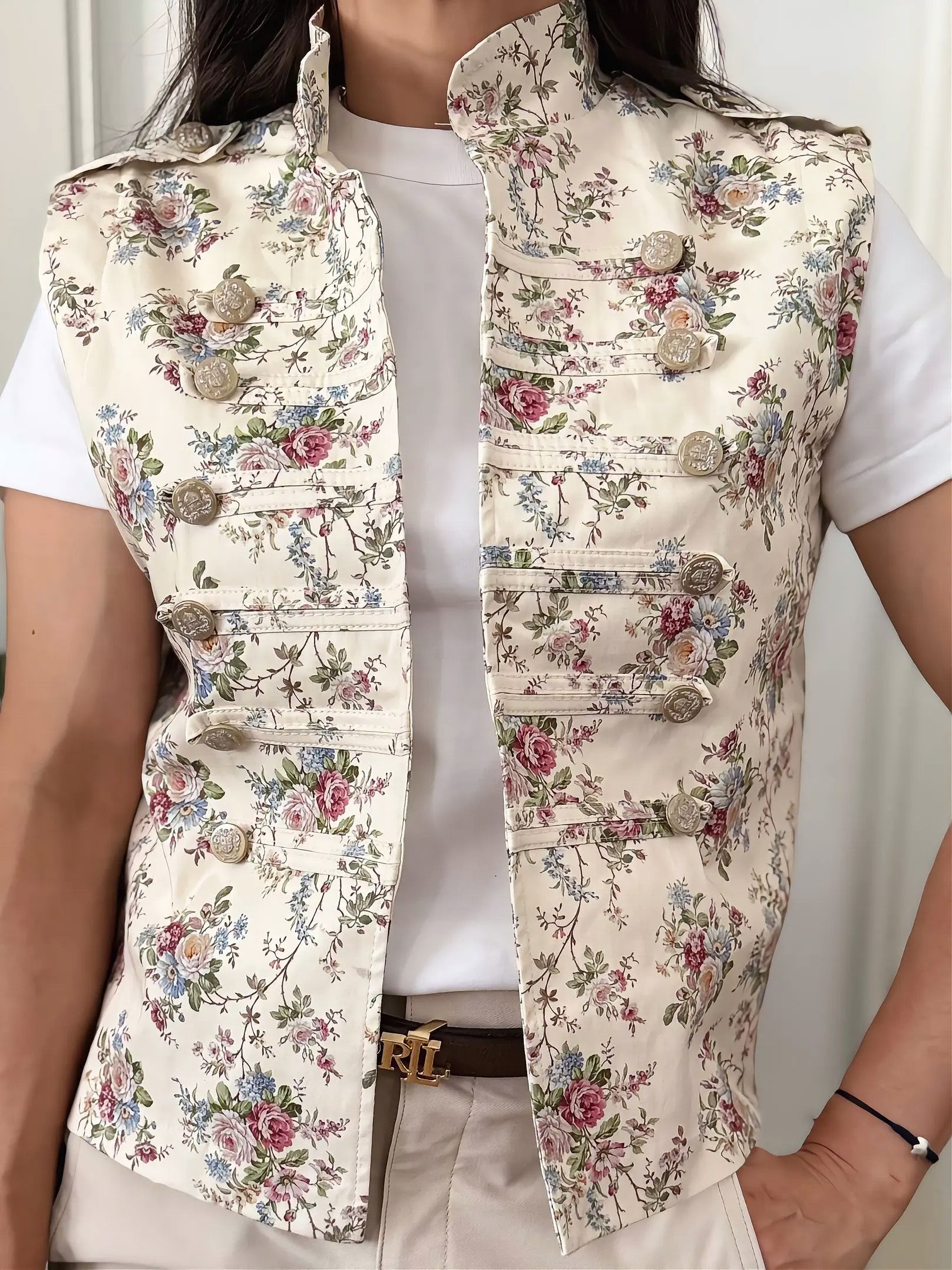 Chaleco Floral.
