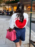 Camiseta Corazón Bordado.