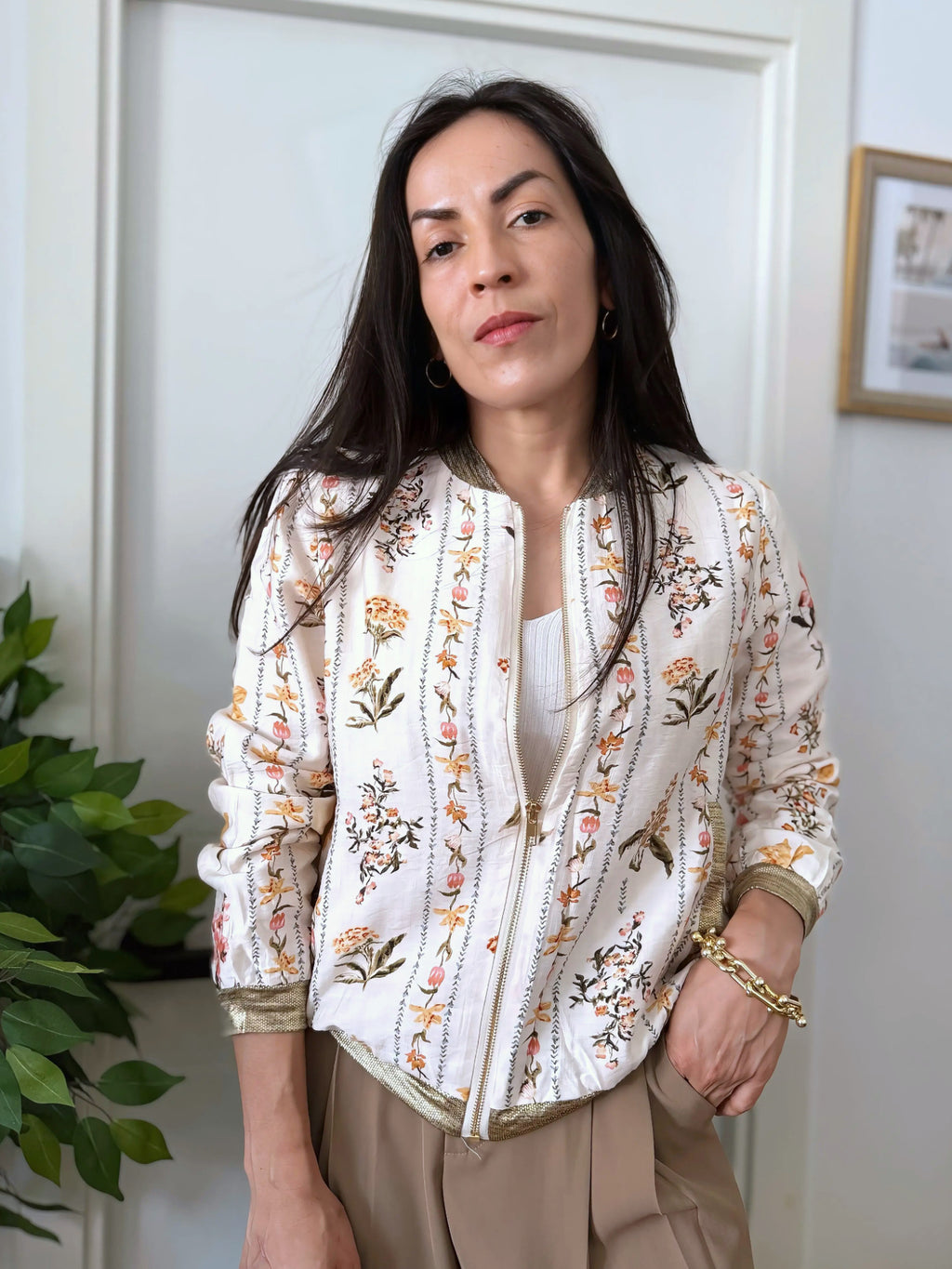 Bomber Floral Dalia