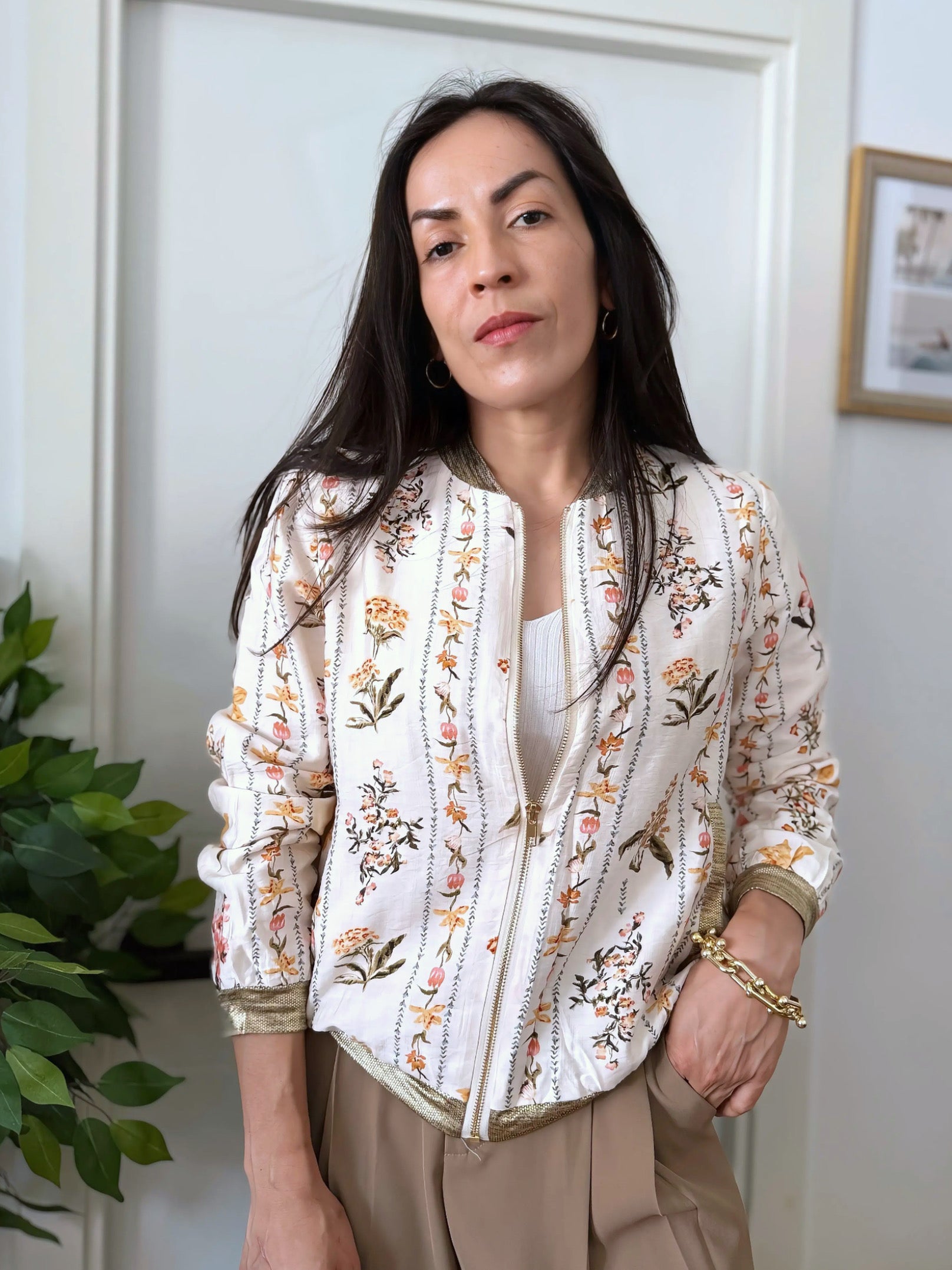 Bomber Floral Dalia